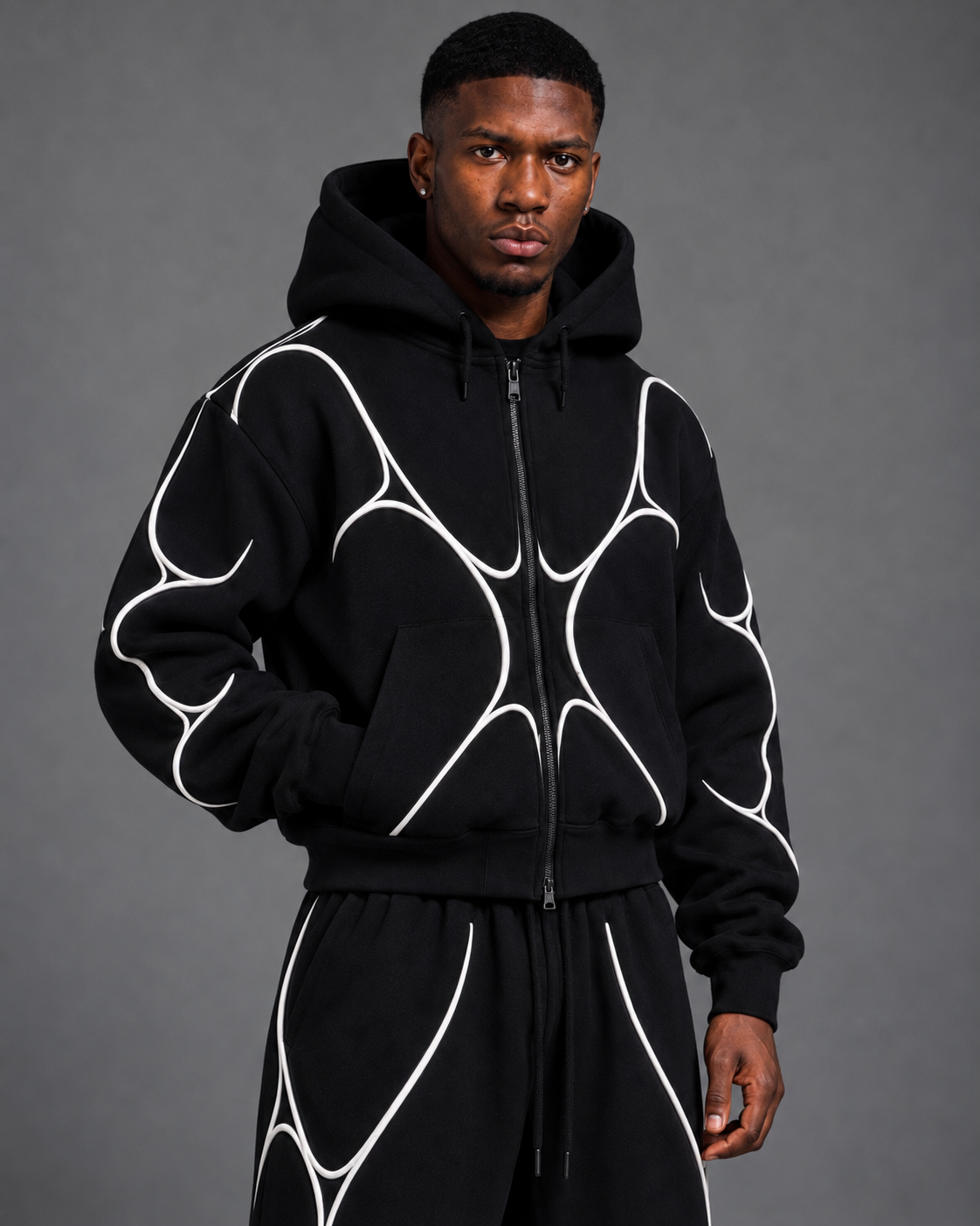 Pulse Hoodie V1.1 three-quarter front studio view.